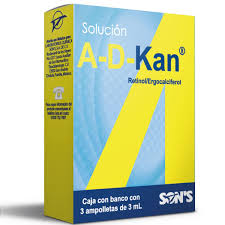 A-D-Kan Ingestible Solution C/3 Amp, Retinol Ergocalciferol